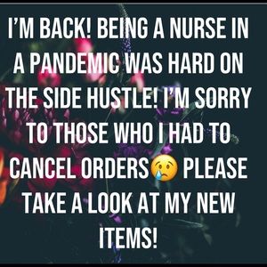 I’m back!! New items posted!